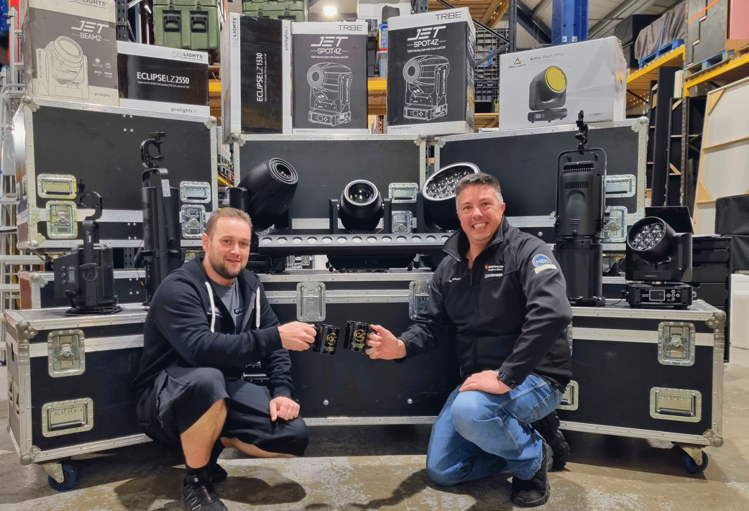 James Tossell (Entertec) with Andy Mahaffey (AC-ET)