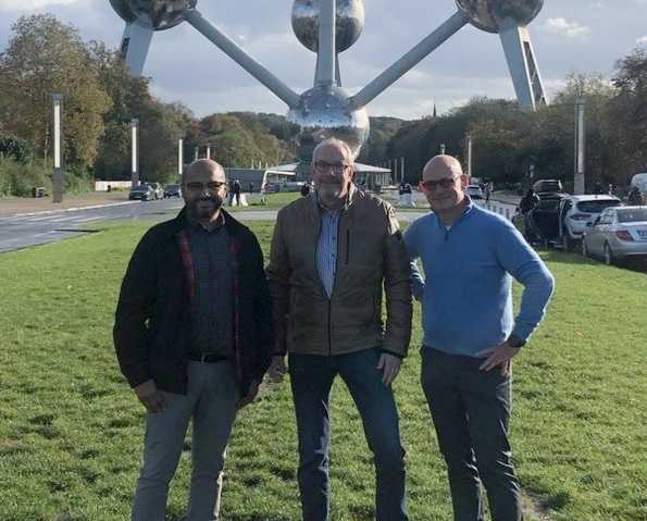 Louis Lukusa, Bert Schmeits and Jan De Brucker