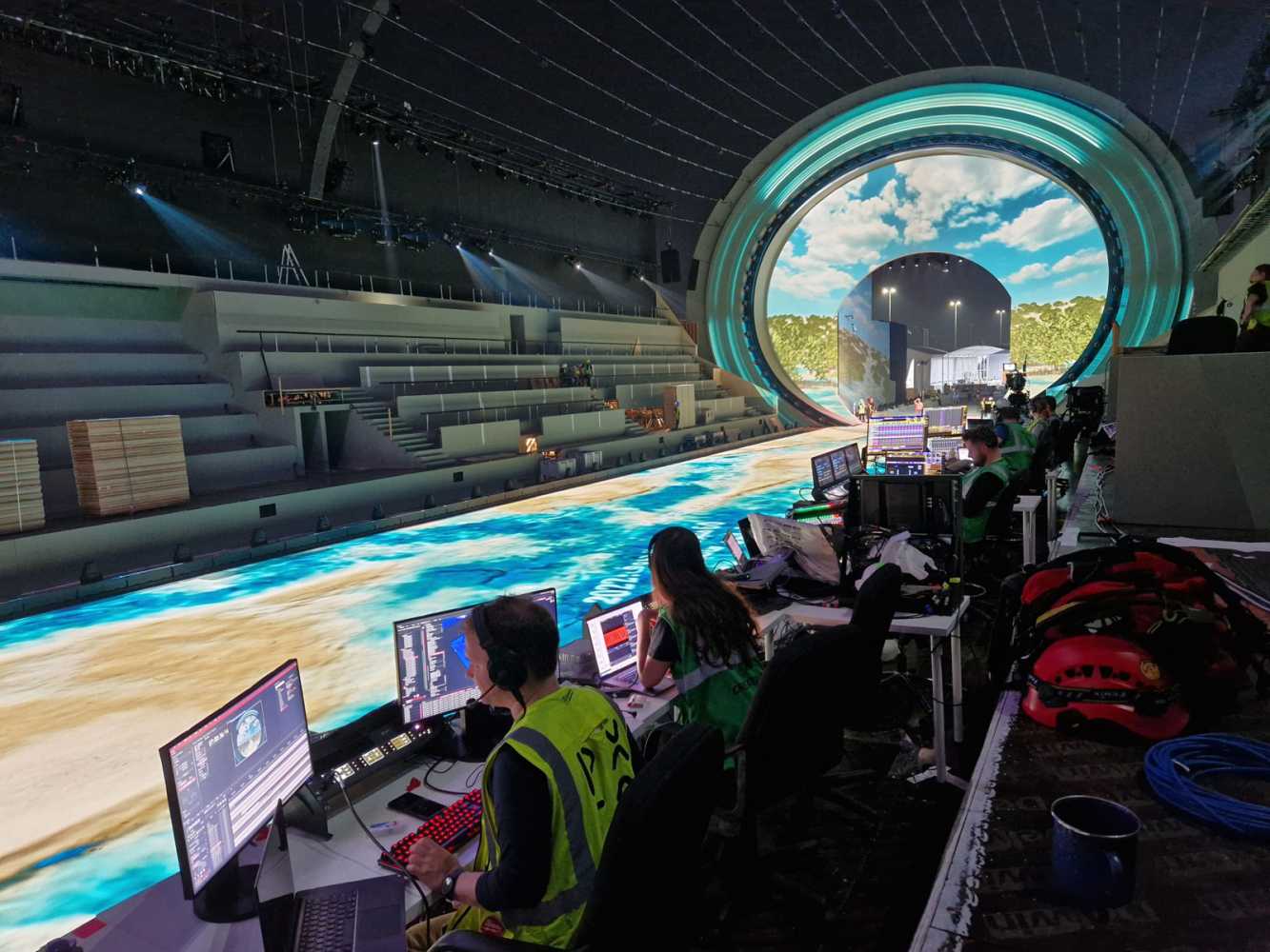 TiMax SoundHub spatial processing was specified for the event