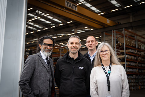 Mark Dakin, Will Hartwell, Matthew Stott and Carol Scott