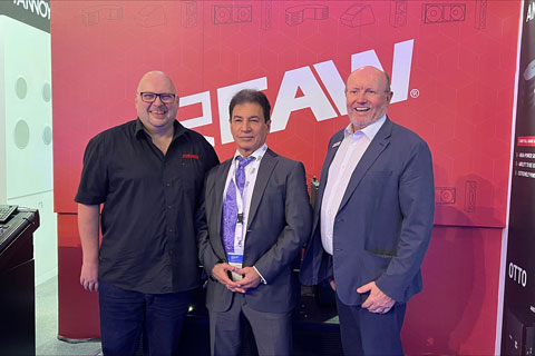 Steve Badham (EAW), Fouad Fowzi (CEO, GSL Professional) and John Dodson (EAW, MEA)