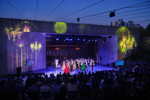 Yamaha AFC was used to create the spatial feeling of a classic concert hall