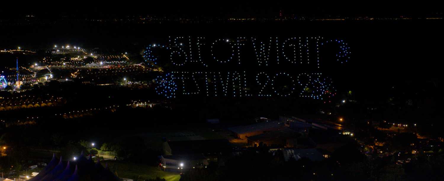 A 12-minute show was presented at the close of each night