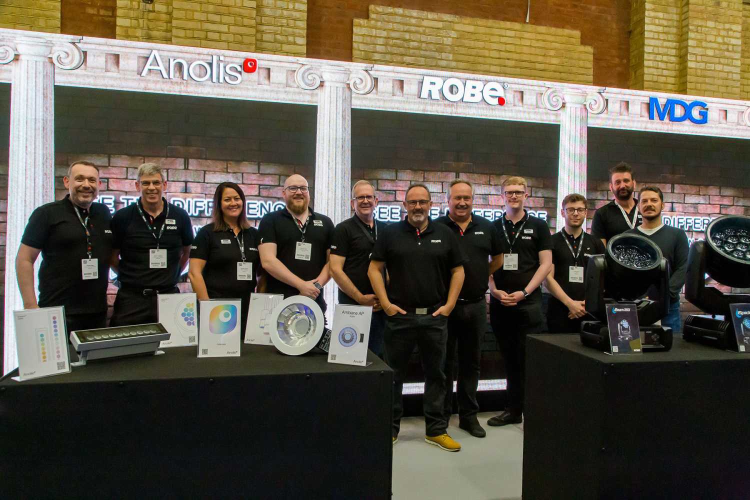 The Robe Alexandra Palace team (photo: Paula Duck)