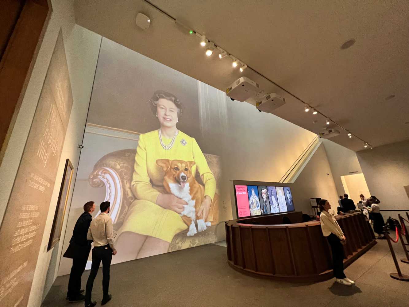 Queen Elizabeth II by Michael Leonard at the National Portrait Gallery