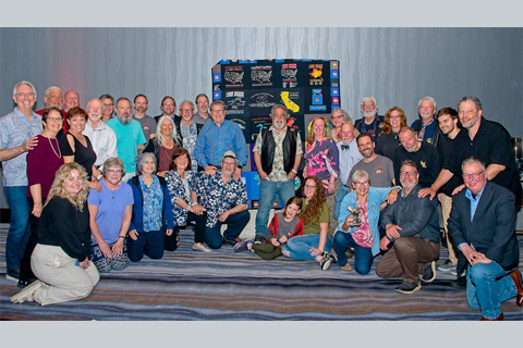 ‘The 20th anniversary commemorative quilt represents everyone’s efforts to support the ride and the Behind the Scenes charity’