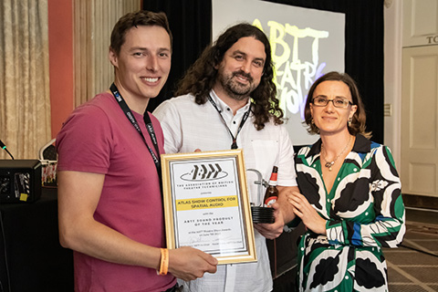 Atlas Show Control for spatial audio was recently named Sound Product of the Year at the ABTT Awards