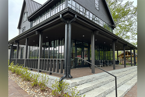 The building includes a VIP tasting area, patio, conference room and more