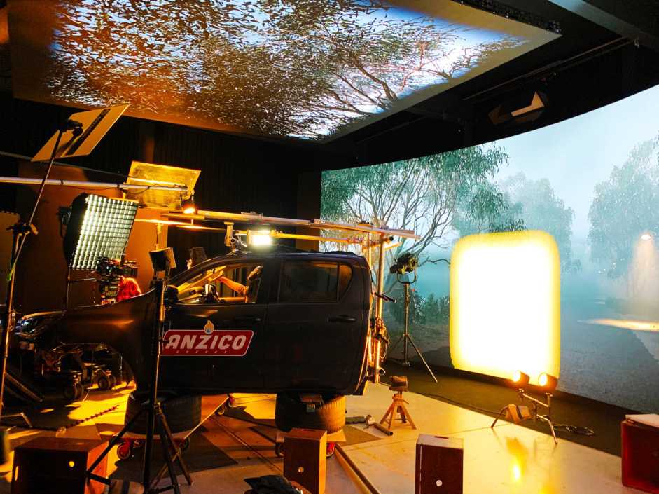 TDC supplied and engineered the bespoke virtual set and space for filming