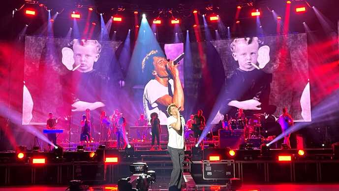 Håkan Hellström's summer tour encompassed 15 shows nationwide