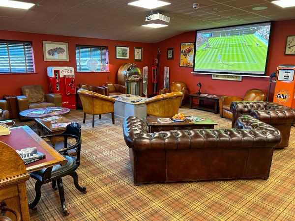 The former office space has been refurbished as a drivers’ club