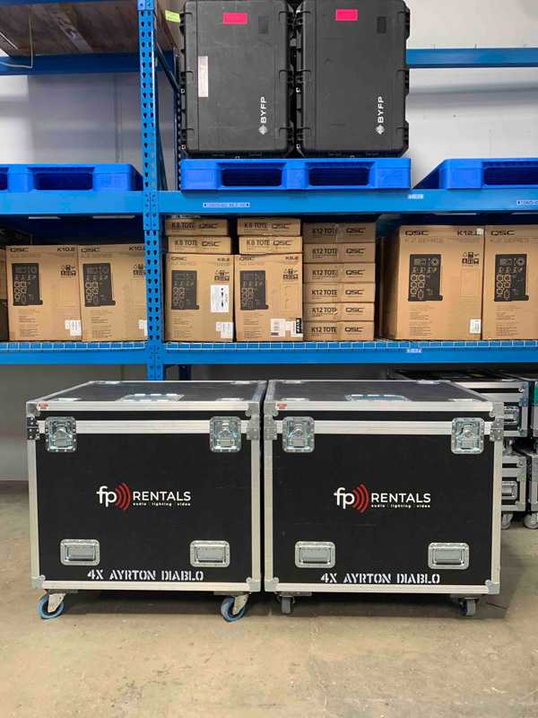 More Ayrton Diablo S fixtures arrive at the FP Rentals HQ