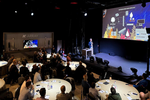 Global marketing director Andrea Torelli presents the K-array ecosystem at GDM 2023