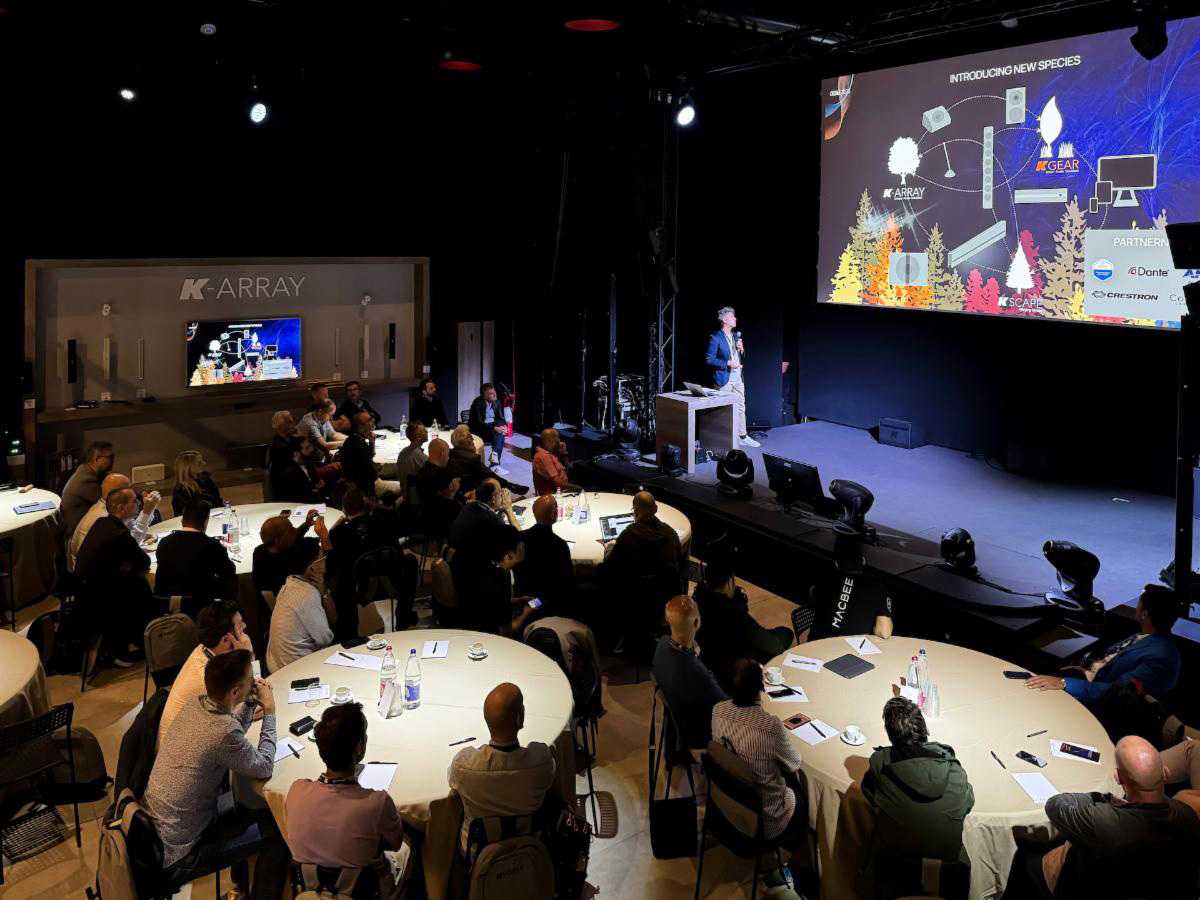 Global marketing director Andrea Torelli presents the K-array ecosystem at GDM 2023