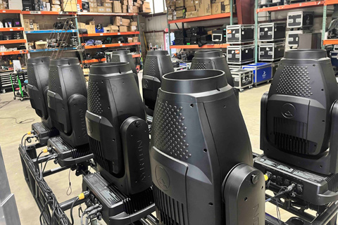 The newly-arrived Ayrton Perseo fixtures at Eagle AV