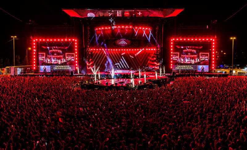 The two-day festival was staged place in front of 23,000 people