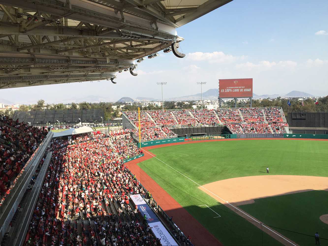 The newly-built Alfredo Harp Helú Stadium in Mexico City