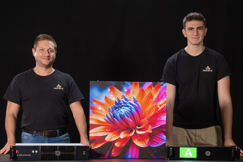 Prolights R&D team players Matteo Luciano Di Fusco and Raffaele D'Alterio