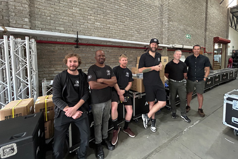 Gordon Henning, Sam Monica, Kyle Thompson and Chris Norwood from Norwood Productions with DWR’s Jason Johnstone and Robert Izzett