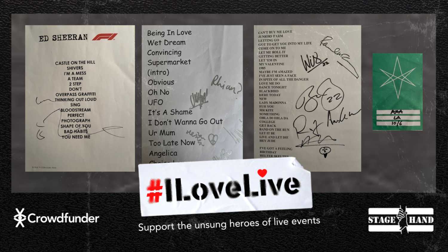 #I Love Live 3 will feature signed set lists from a star-studded line-up