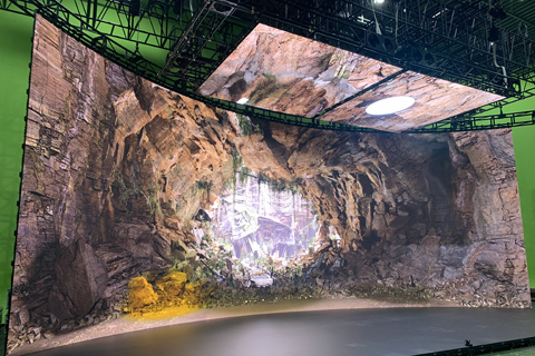 The setup is powered by four 4K Tessera SX40 LED processors and nine Tessera 10G data distribution units