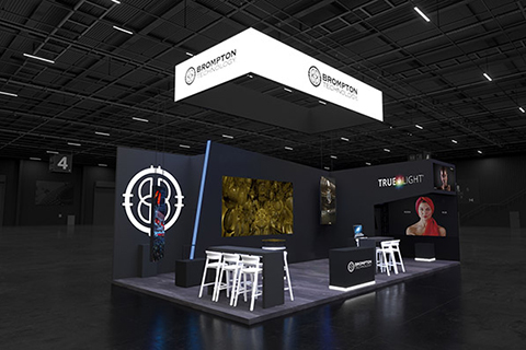 Brompton Technology’s presentation is spread across four zones