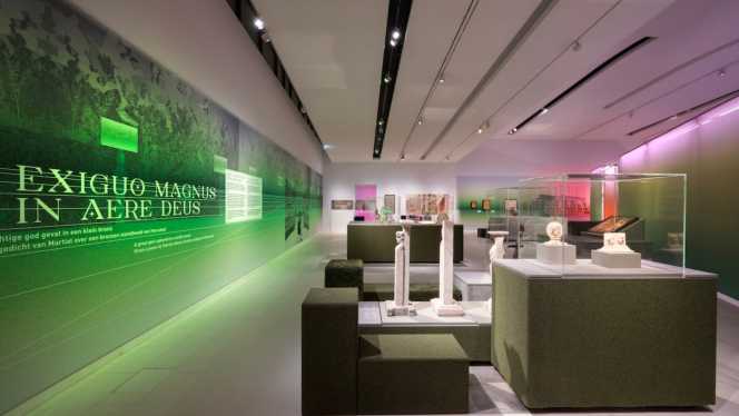 The exhibition tells the story of Pompeii's life before its destruction