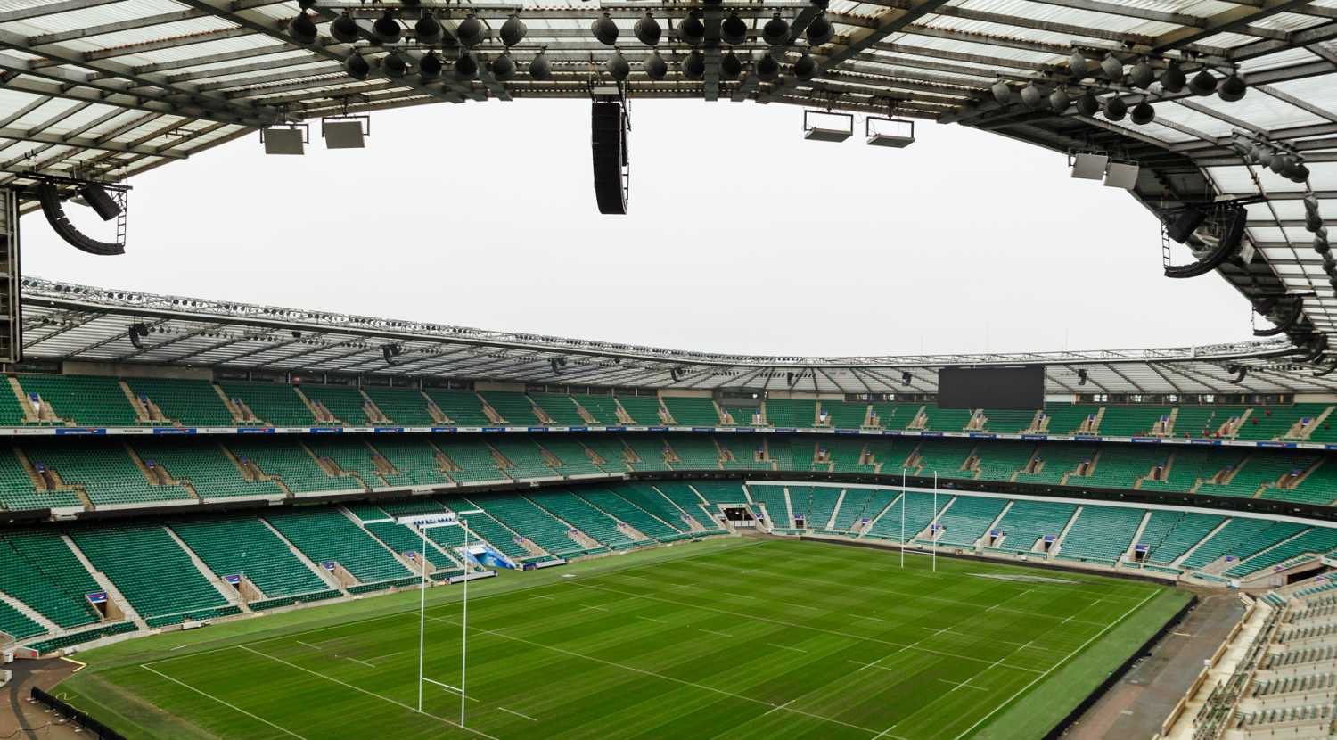 Twickenham Stadium – now offers concert-grade audio capabilities (Ellie Mitchell Photography)