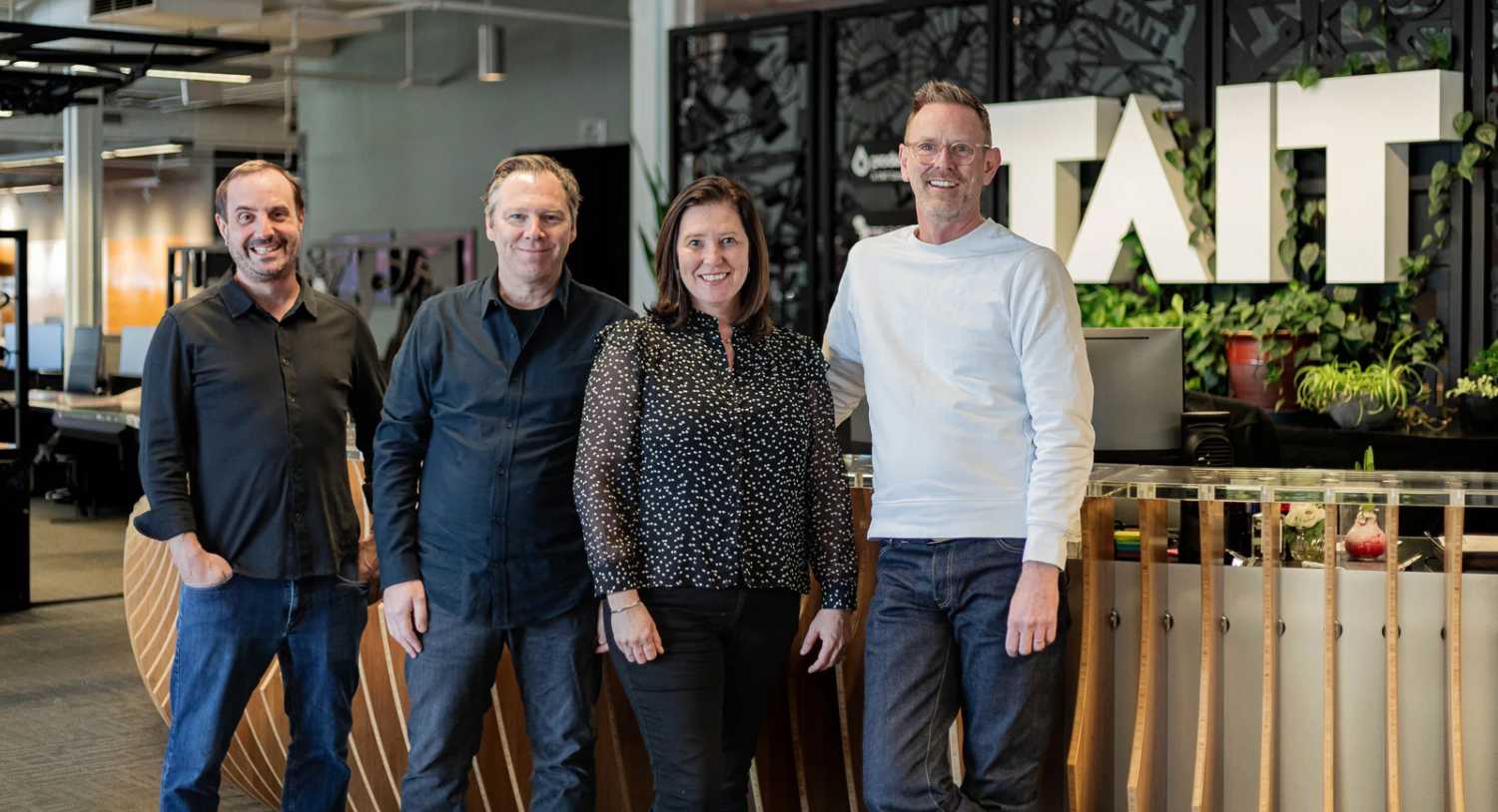 Adam Davis, Tom Bussey, Gemma Hodgson and Martin Green