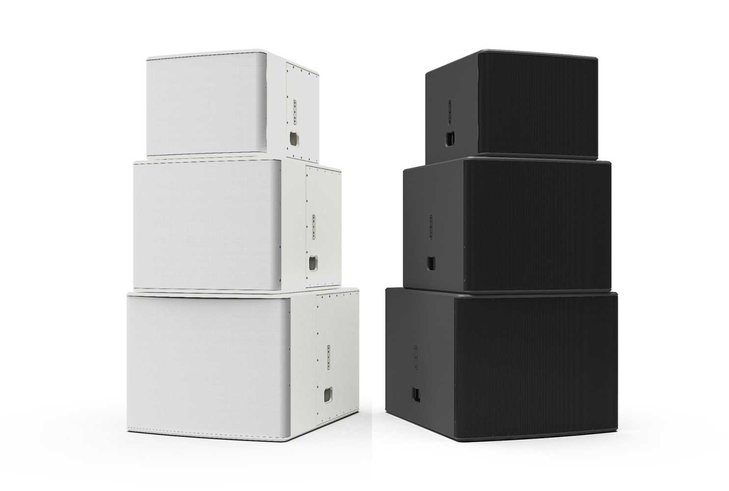 The subs are available in black, white or custom RAL colours